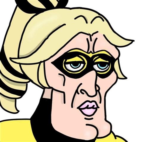 an image of a woman with glasses on her face and hair in the shape of a bee