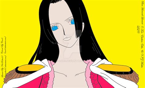 Boa Hancock Lineart Colored Version By Cam6 On Deviantart