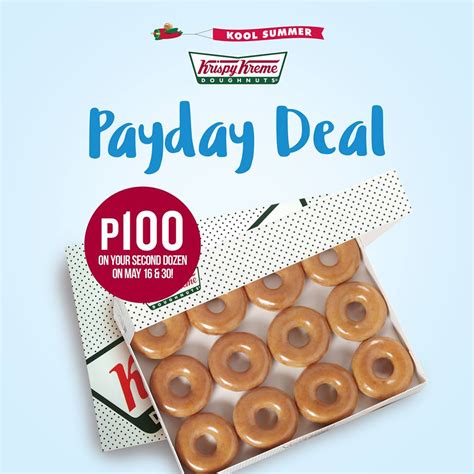 Manila Shopper Krispy Kreme Payday Deal May 2017