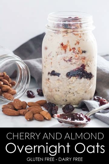 Cherry And Toasted Almond Overnight Oats A Thousand Crumbs