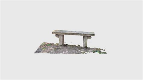 wooden bench download free 3d model by markfrancis [3732f2f] sketchfab