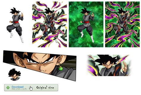 Goku Black Render Card Dokkan Battle By Maxiuchiha22 On Deviantart