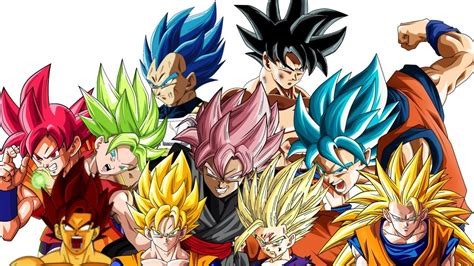 20 Strongest Ssj Forms All Types Of Super Saiyan Transformations W