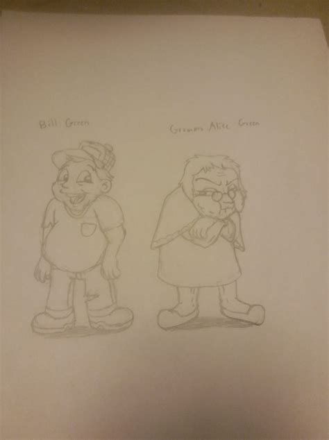 Bill Green And Gramma Alice Green In My Style By Kelseyedward On Deviantart