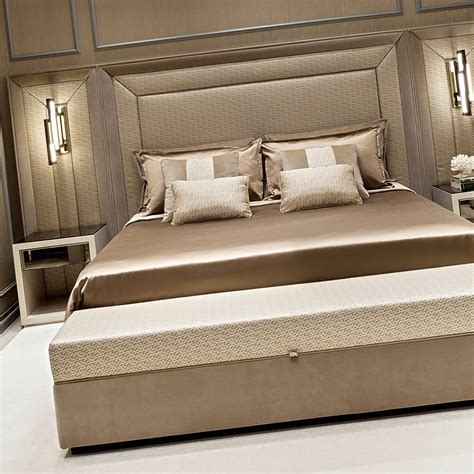 For us, it all begins with the bedframe, as this really sets the tone for the room. Luxury Italian Designer Upholstered Bed With Extended ...
