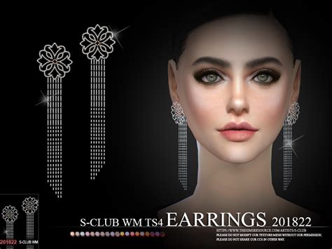 The Sims Resource S Club Ts4 Wm Earrings F 201822