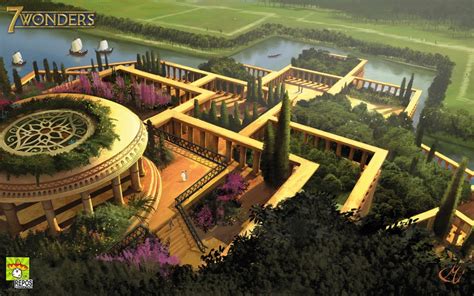 This hanging garden was found in the city of babylon which is in modern iraq. THE SEVEN WONDERS OF THE ANCIENT WORLD (6 of 7 ...