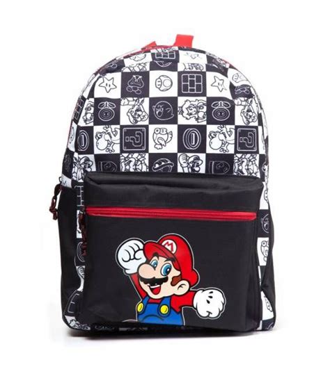 Mochila Mario Bros Black Super Mario Bros Super Mario Clothes Bags