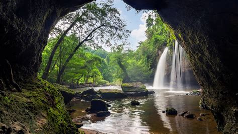 Forest Nature Waterfalls Caves 2021 Spring Photo Preview