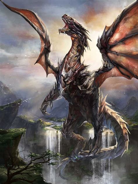 Fantasy Literature And Art Dragon Pictures Dragon Artwork Fantasy Dragon