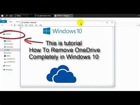 How To Remove Onedrive Completely In Windows Youtube