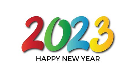 Feliz Año Nuevo 2023 El Año 2023 Número 2023 Calendario 2023