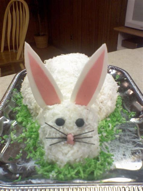 Easter Bunny Coconut Cake