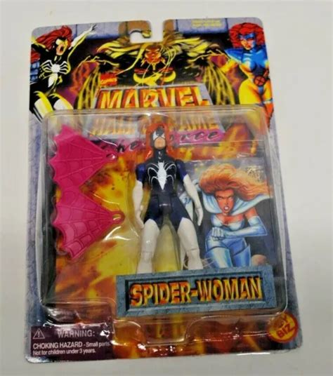 Marvel Hall Of Fame She Force Spider Woman Emma Frost Card Toy Biz