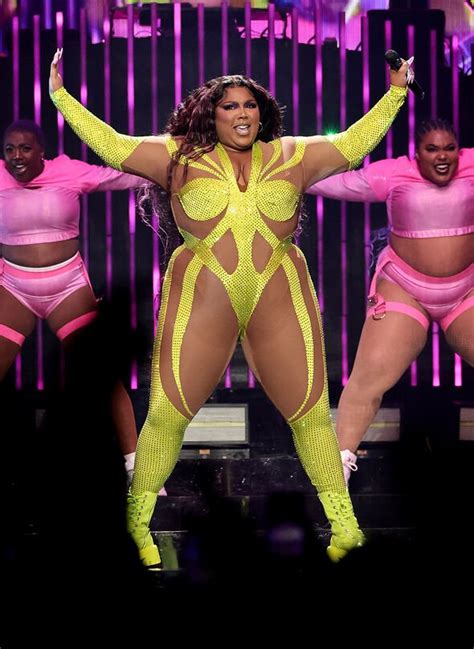 Lizzo 34 Leaves Little To The Imagination As She Flashes Flesh In Barely There Bodysuit