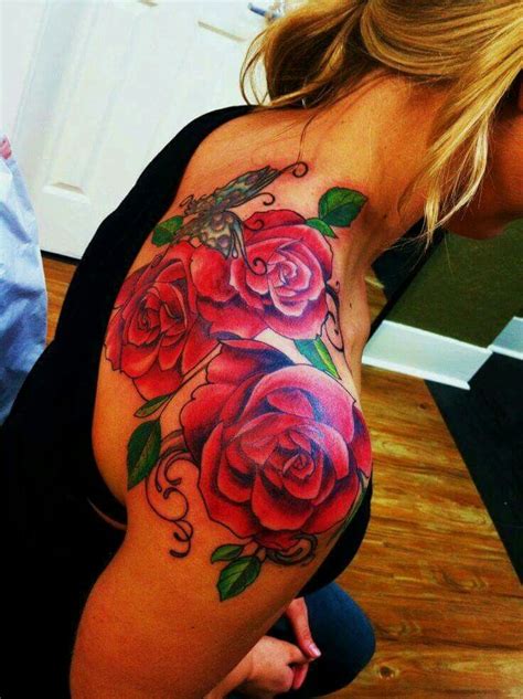 Pin By Tara De Paz Escobar On Body Art Rose Tattoos Flower Tattoo Shoulder Ink Tattoo