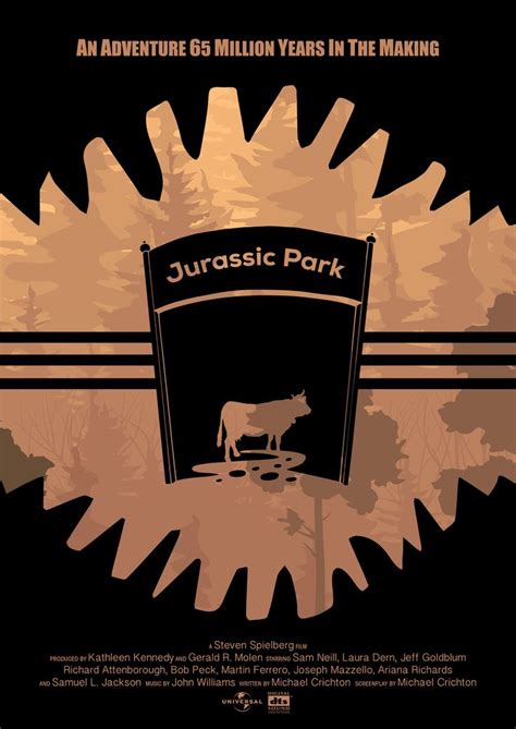 Jurassic Park Movie Poster Reimagined By Bill Cameron Twitter Billecameron Jurassic Park