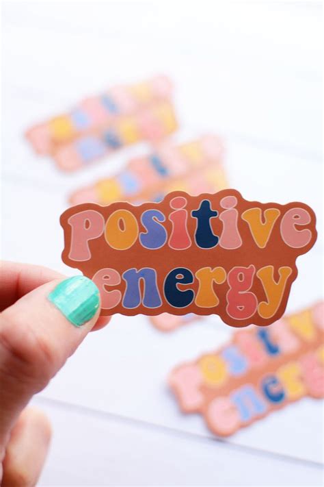 Positive Energy Sticker Kurvy Kouture Co