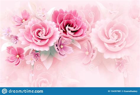 Wallpaper Of Rose Flowers 3d
