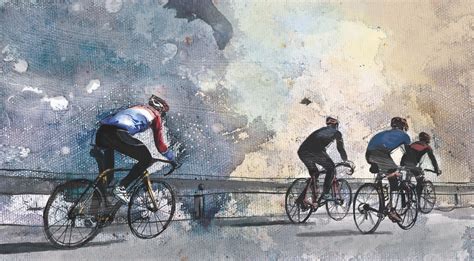 Cycling Art Road Bike Watercolor Cycling Art Wallpapershigh Res