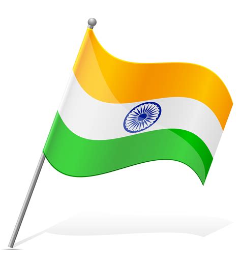 Flag Of India Vector Illustration 490644 Vector Art At Vecteezy