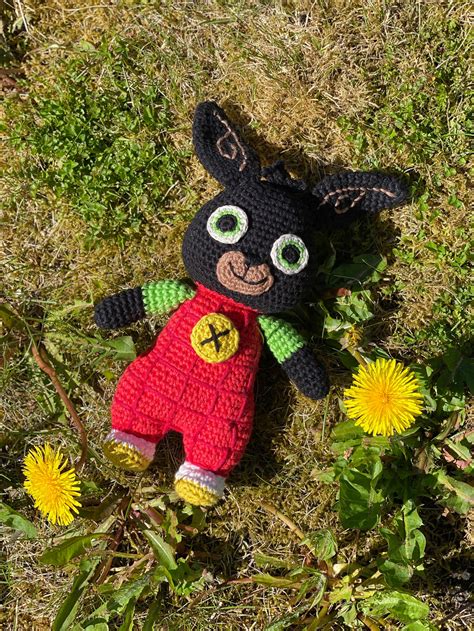 Bing Bunny Crochet Amigurumi Pdf Pattern In English Etsy