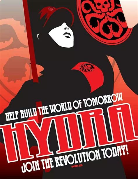 Hydra Propaganda Poster By Angela Mckendrick Hail Hydra Hydra Hydra