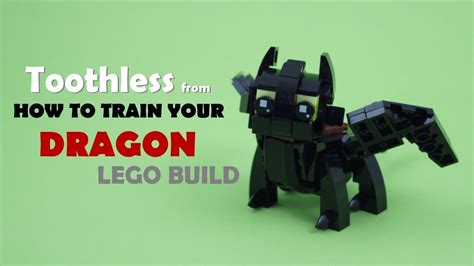 how to build your dragon toothless lego tutorial youtube