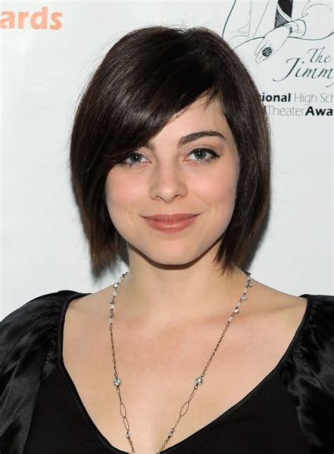 Short hairstyles with no bangs the wash and go bob 46 cute bob haircuts with bangs to copy in 2021 short. Krysta Rodriguez short bob hairstyle with side bangs ...