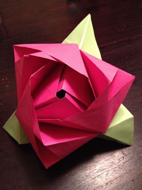 Origami Rose In A Box