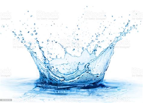 splash gota fresca en agua close  foto de stock  mas