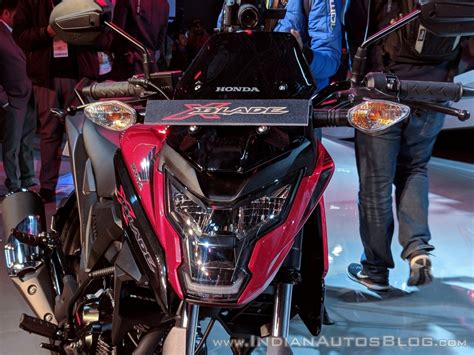 Honda X Blade Red Headlight At 2018 Auto Expo