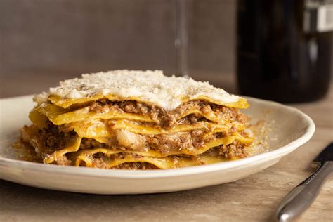 Lasagna Al Forno Alla Bolognese Mediterranean Taste
