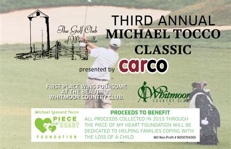 The Michael Tocco Golf Classic 2019 Find Golf