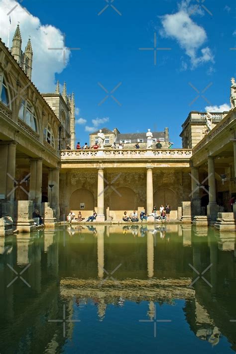 Roman Baths Bath England By Susanadey Redbubble