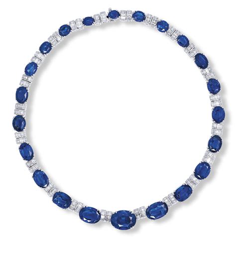 A Sapphire And Diamond Necklace Christies