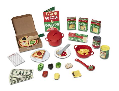 Melissa And Doug Deluxe Pizza And Pasta Play Set Best Educational Infant