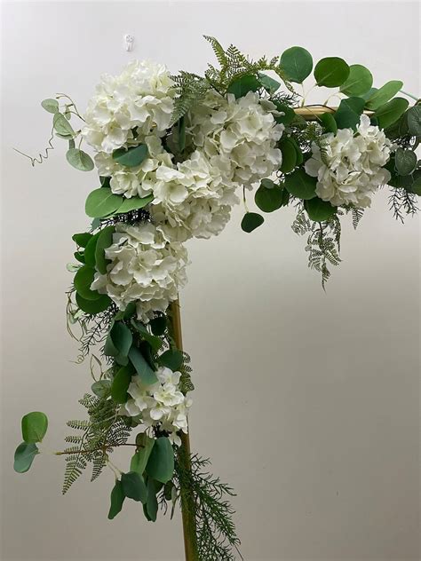 Wedding Arch Garland Hydrangea Garland For Ceremony Arch Etsy
