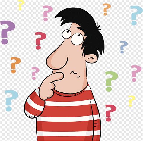 A Cartoon Illustration Is Confused By A Pile Of Questions Confused