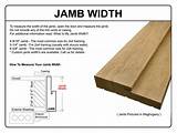 Photos of Wood Door Jamb Repair Kit