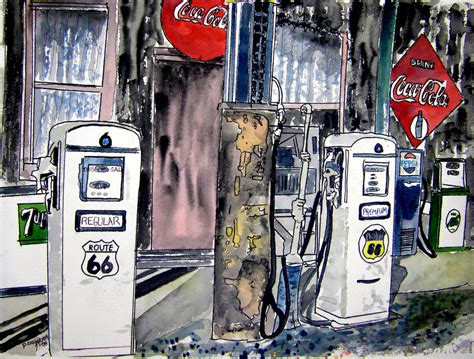 Route 66 Painting At Explore Collection Of Route
