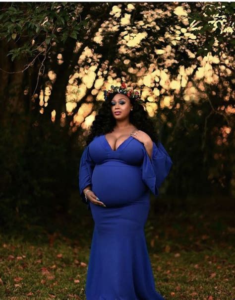 Royal Blue Maternity Gown This Pregnancy Style Dress Is Perfect For A