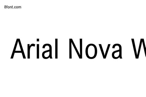 Arial Nova W10 Condensed Graphic Design Fonts