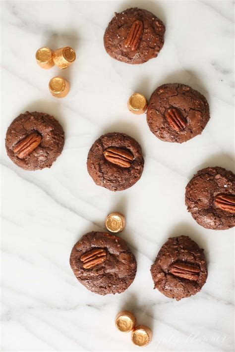 Thick Fudgy Chocolate Turtle Cookies Julie Blanner