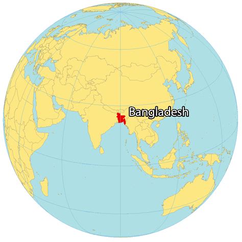 Bangladesh In The World Map