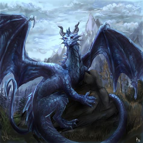 Blue Dragon By Eagleredbeak On Deviantart