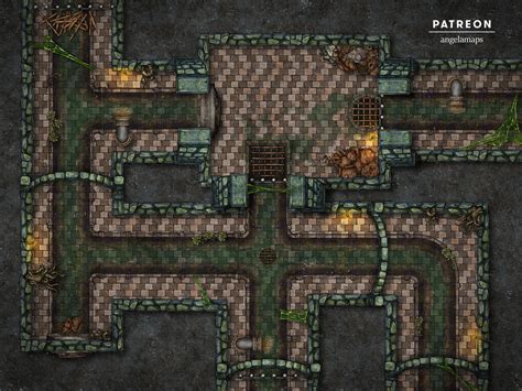 Sewer ⋆ Angela Maps Free Static And Animated Battle Maps For Dandd