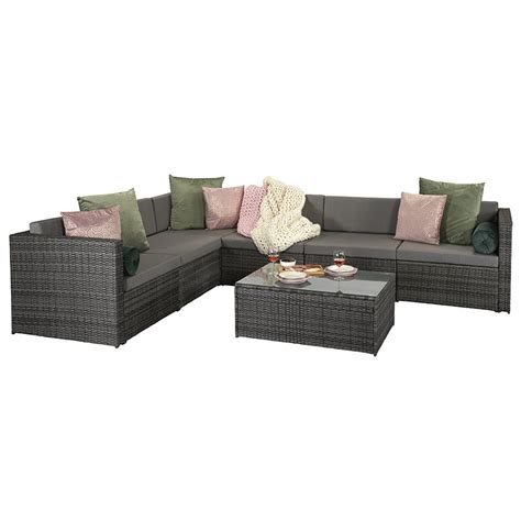Browse our extensive collections of garden sofa sets and modern european design outdoor. Evie Modular Sofa - Mixed Grey | Outdoor Style