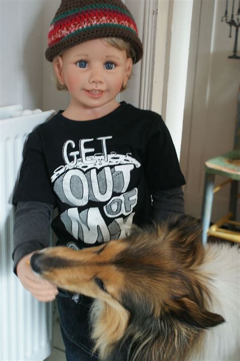 Alex Loves Dogs Reborn Toddler Dolls Child Doll Boy Doll Reborn
