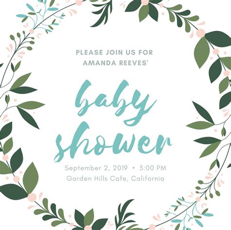Digital Baby Shower Invite Etsy